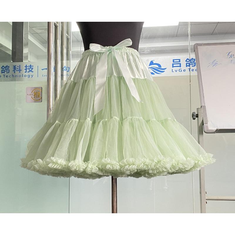 Soft yarn skirt support Boneless skirt support Petticoat skirt Adult
