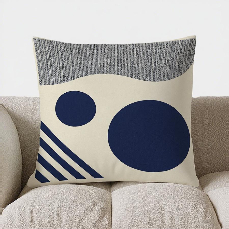 Heimdeko Modernes Geometrisches Muster Dekorative Kissenhülle für Sofakissen, Schlafzimmerkissen, Autokissenbezug