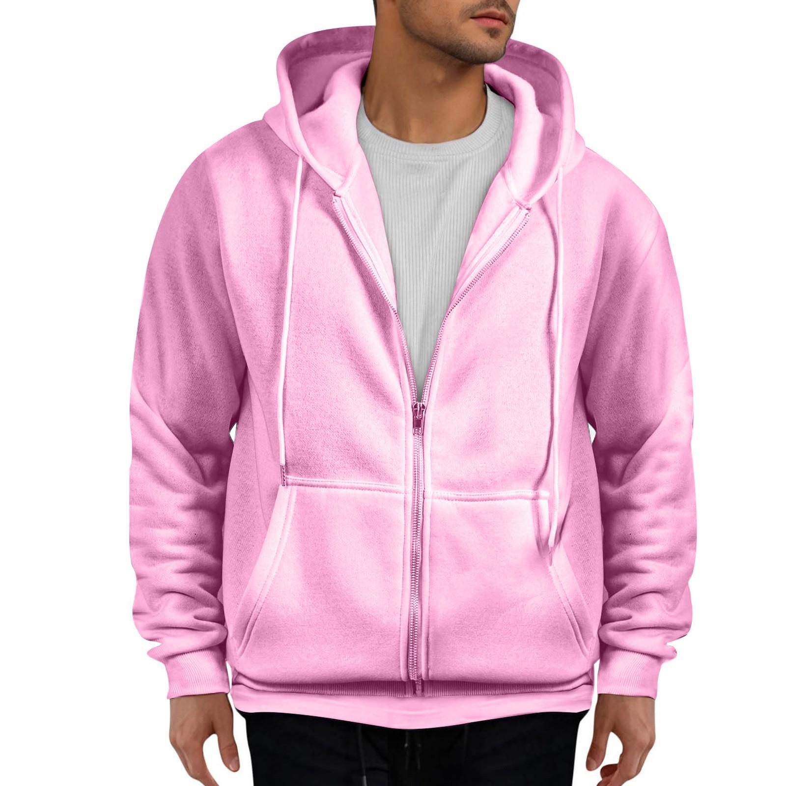 

Мужская толстовка с капюшоном на шнурке с длинными рукавами, толстовка с капюшоном и карманом на молнии повседневного покроя XXL