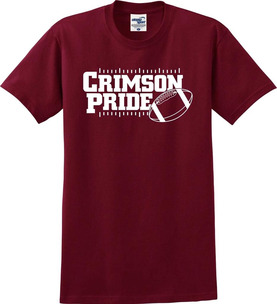 Crimson Pride Football Unisex T shirt (S-5X)