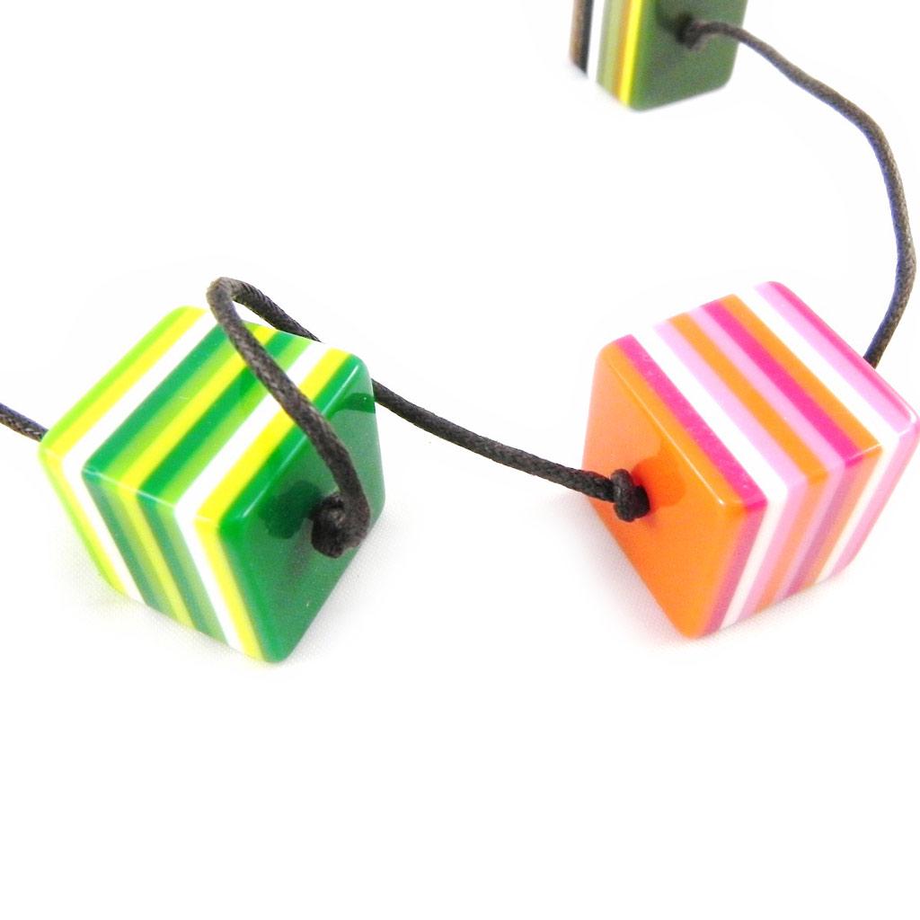 Les Trésors De Lily [G5029] - Sautoir Créateur 'Coloriage' tutti frutti