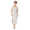 Be You Womens/Ladies Sequin V Neck Midi Dress