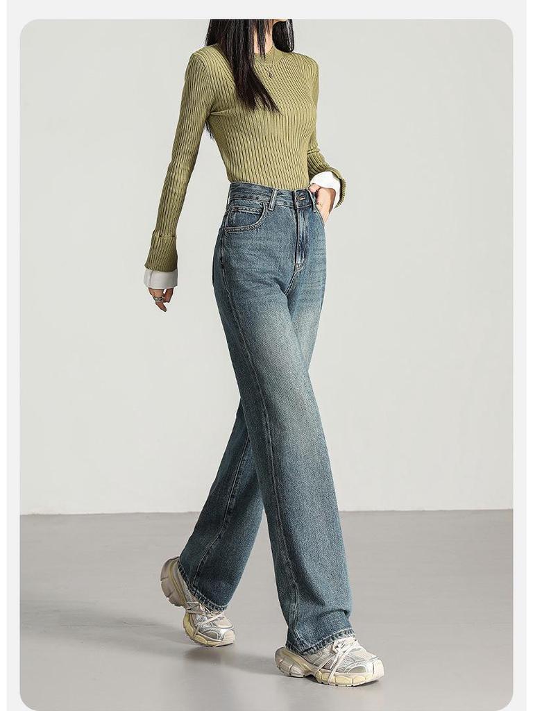 Summer Lyocell Distressed High Waist Slim Jeans