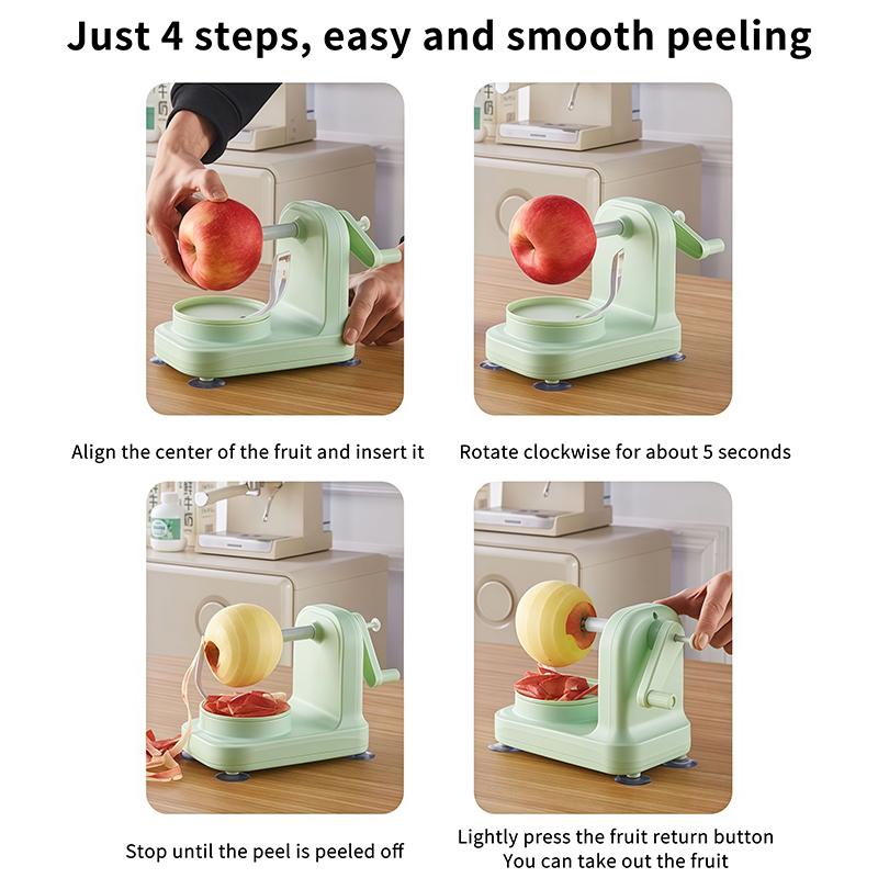 Manual Apple Peeler Multifunctional Potato Fruit Apples Peeler Stainless Steel Blades Gadgets Food Peeling For Home Kitchen Tool