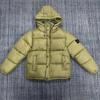Mens Hooded Quilted Short Puffer Jacket Streetwear Casual Winter Warm Coat