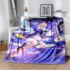 Mobile Legends Bang Bang Cartoon Printed Blankets Fashion Warm Flange Blanket Home Travel Blanket Bed Linings Birthday Gift