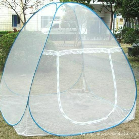 Mongolian Yurt Mosquito Net Tent - Foldable, Free Installation, Mosquito-Proof for Dormitory Bunk Bed with Three Doors