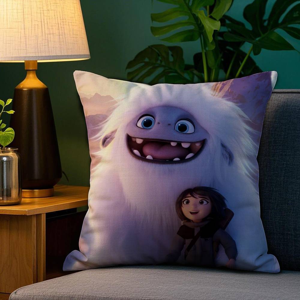 A-Abominable Personalized Pillow Case Sofa Living Room Bedroom Double-sided Printing Square Cushion Nap Time Cushion Cover