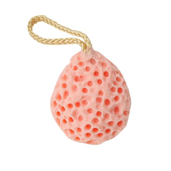 Bath Ball Fluffy Breathable Bath Sponge with Circular Acupoint Massage Design 360 Degree Pore Soothing Soft Exfoliating Towel