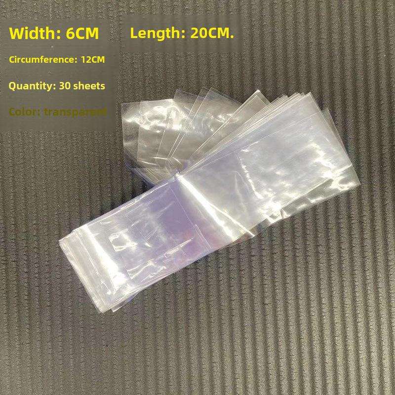 

Прозрачная термоусадочная трубка для ручки ракетки для бадминтона - защитная пленка от пота и плесени