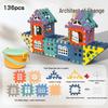 Large Particle Interlocking Building Blocks for Children - Pretend Play Construction Toy for Boys