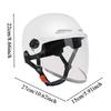 Half Face Helmet Small Motorcycle Helmet Open Face Sun Protection Retro Quick Release Hat For Women Youth Riding Motor Scooter