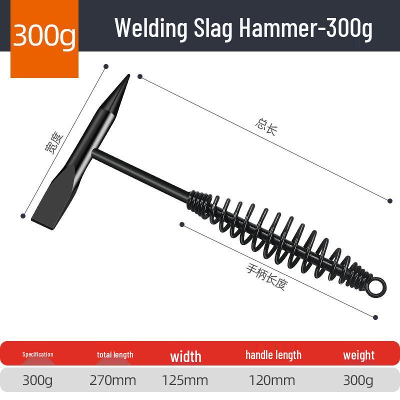 Electrician's Double Head Slag and Rust Hammer