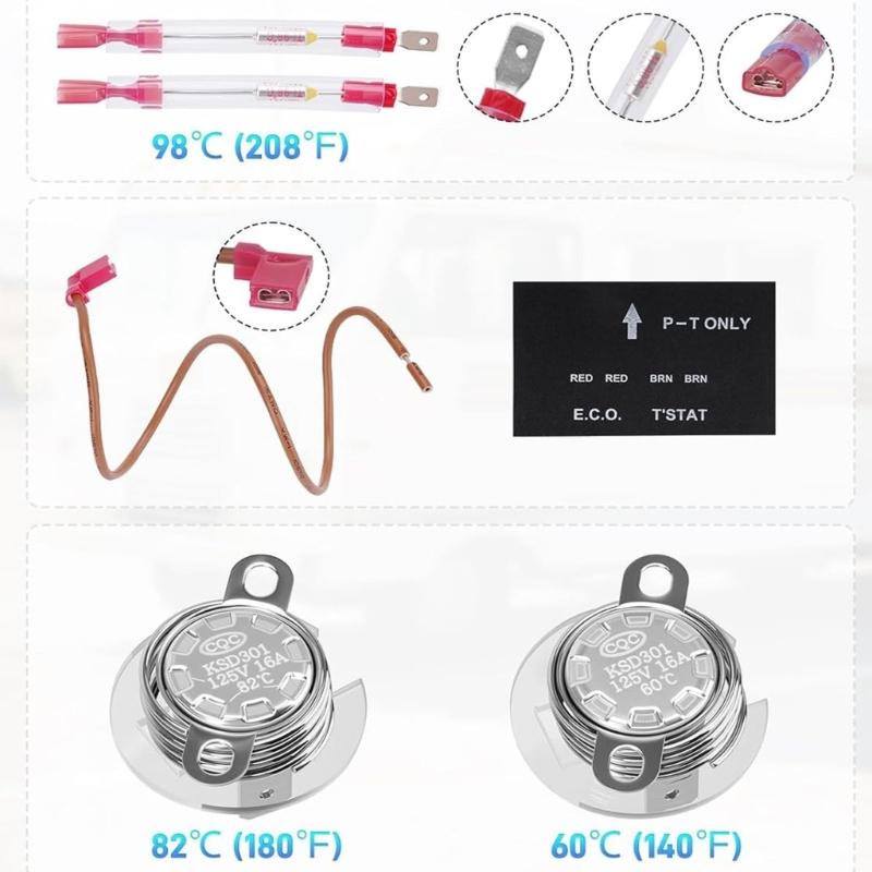 Motorhome Water Heater Replacement Circuit Board Kit For GCH6A-10E GC6AA-10E 91447 93866 91365 91226 91346 93305 938511