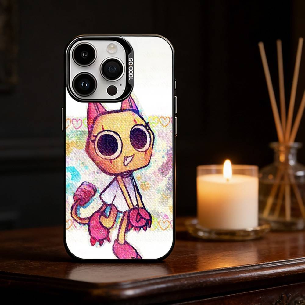 Cartoon Goob Dandys World Phone Case For iPhone 17 16 15 14 13 12 11 Pro Max Plus Silver Matte Black Cover