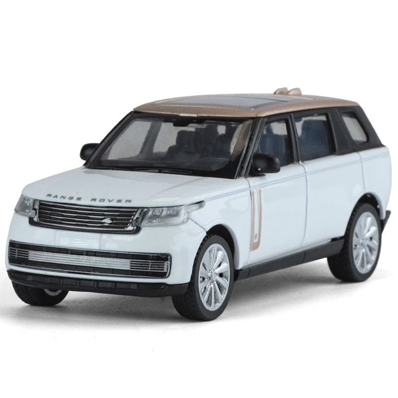 Alloy 1/43 Simulation Land Rover Range Rover SV2022 Off Road Car Model Children Pull Back Boy Car Gift Home Decor Miniature