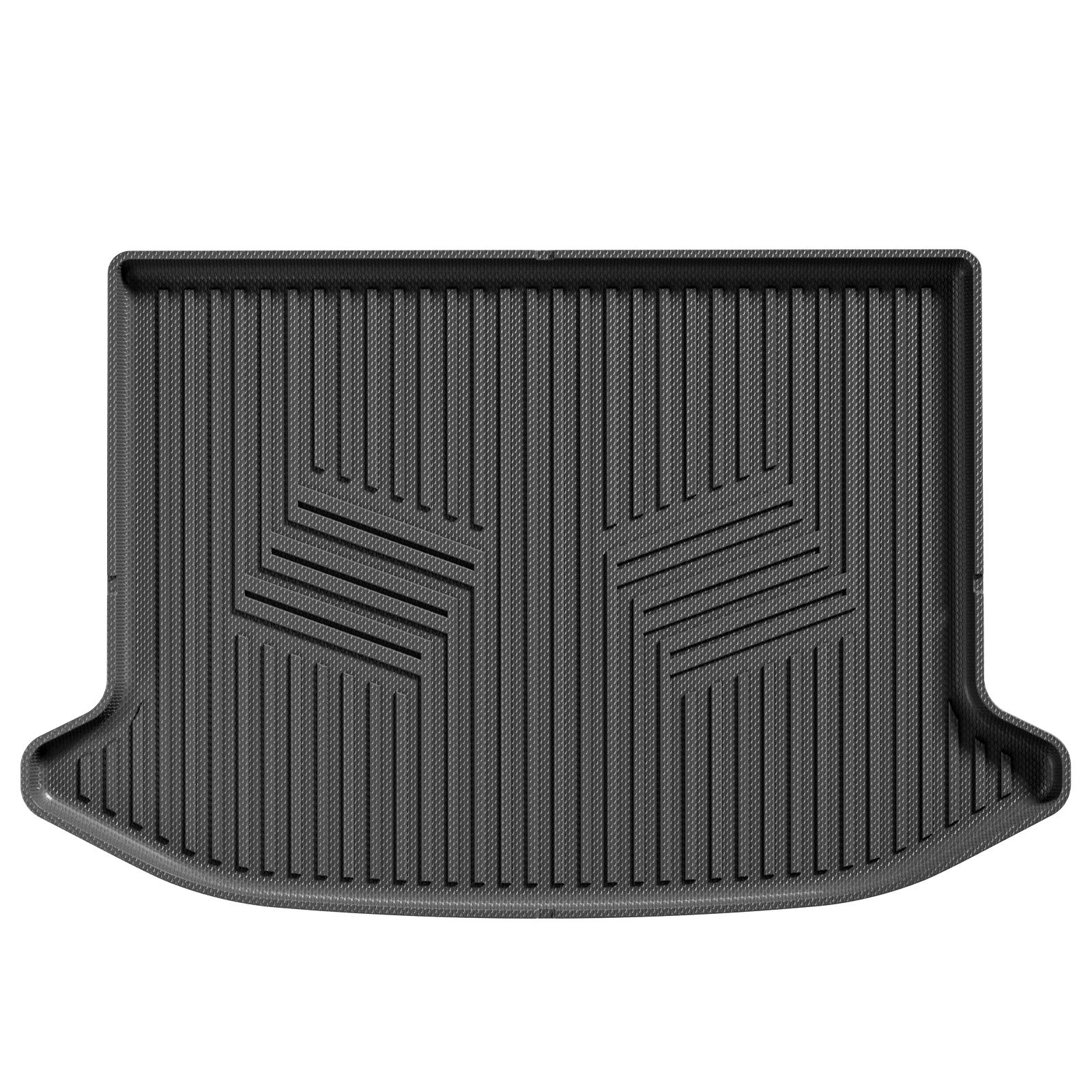 

для ZEEKR X 5 сидений 2025 2025 автомобильные коврики в багажник коврик для багажника/спинки TPE 3D всепогодные аксессуары черный