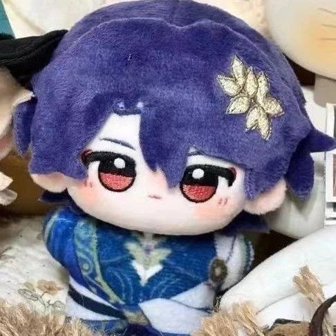 

Game Honkai Star Rail Aventurine Dr. Ratio Soft Plushie Toys Doll Adorable Anime Plush Pendant Backpack Keychian Birthday Gifts 10CM