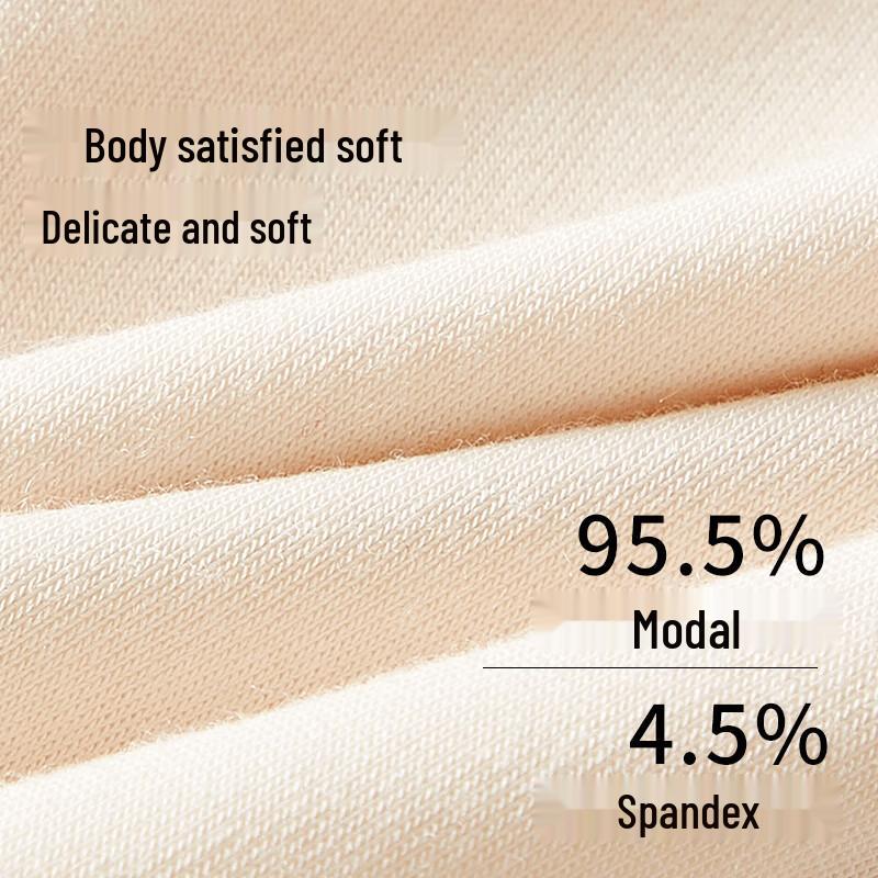 City Beauty Women's Modal Ice Silk Seamless Safety Shorts 2-Pack