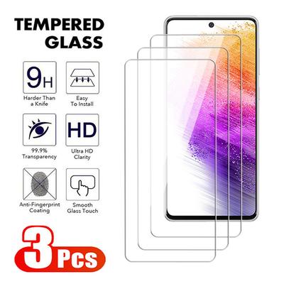 3Pcs Glas für Samsung Galaxy A71 A72 A73 A41 A42 A51 A52 A53 A54 A55 gehärtetem Displayschutzfolie Samsung Note 10 Lite S10E Film
