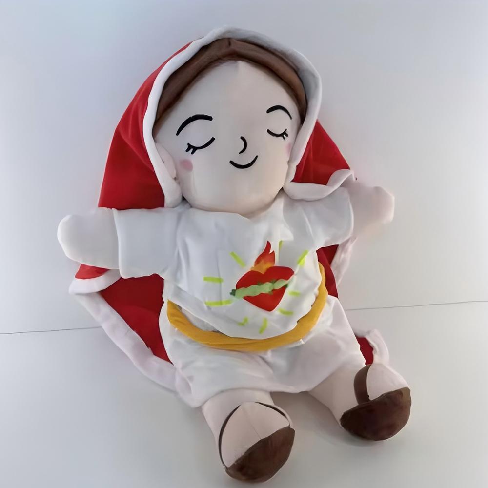 New Soothing Breathing Yeah girl Plush Doll Ornaments Four-gear Adjustment Children Music Sleep Companion Christmas Toy Gifts