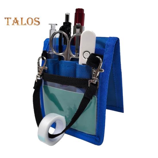 

Защитная сумка для медсестры, сумка для инструментов парикмахера, многокарманный органайзер для врачей, медсестер и студентов темно-синий