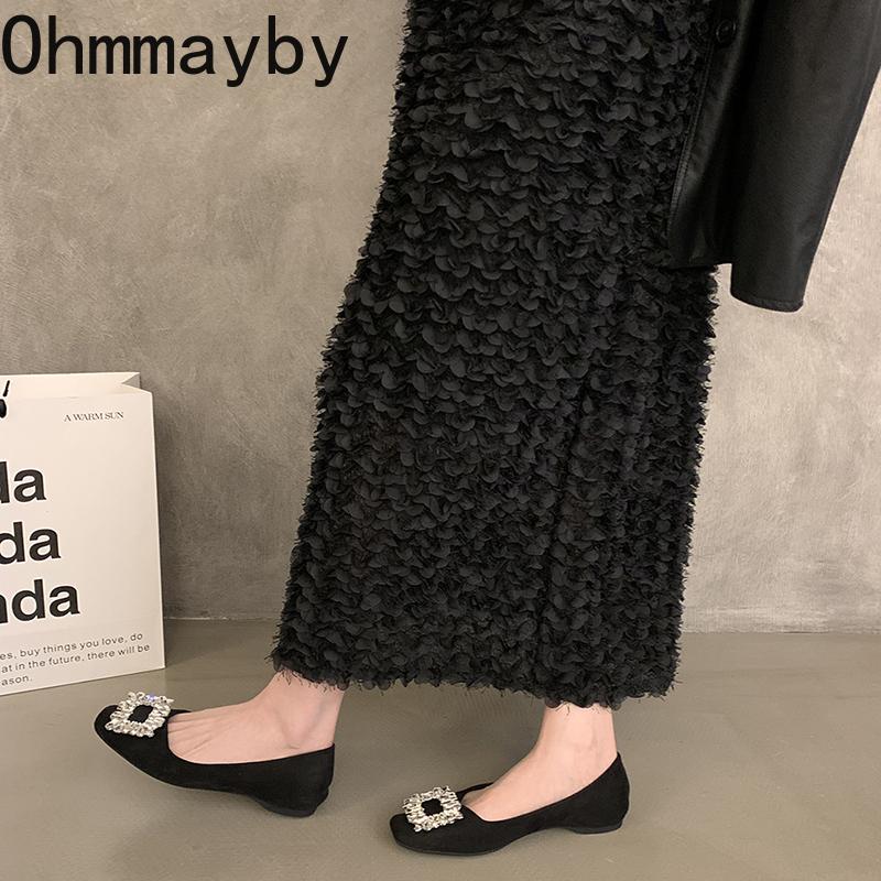Designer Frühling Square Toe Damen Mary Jane Schuhe Mode Slip On Schuhe Prägnante weiche Sohle Kleid Street Style Schuhe