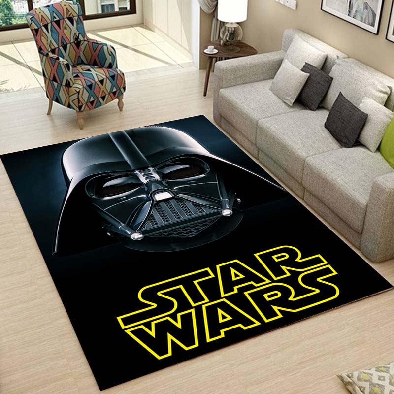Star Wars Galaxy Printed Rug Non-Slip Floor Mat for Living Room Bedroom Kids Room Home Decor