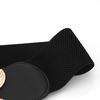 Women's Elastic Stretch Waist Belt Wide Decorative Leaf Pattern Adjustable Cinch Band for Dresses Tops and Tunics