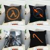HHalfLife Pillow Case For Car Sofa Decorative Home Doublesided Print Plush Square Throw Pillow Cushion Cover