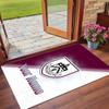 Crystal Velvet Rug Custom Name Text, Soft Non Slip Floor Mat Home DecorBurnley Football