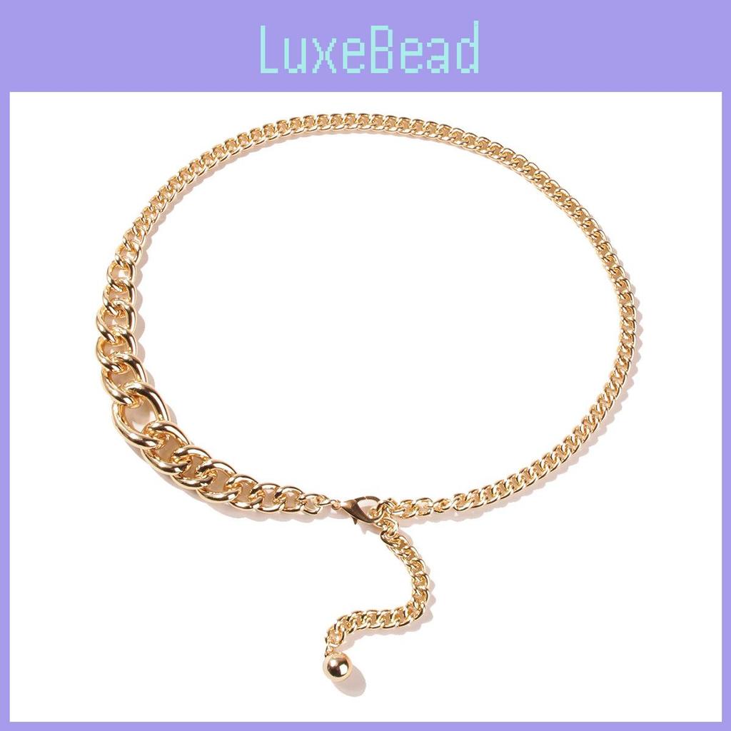 Metal Waist Chain For Women With Irregular Aluminum Links Summer Fashion Accessory