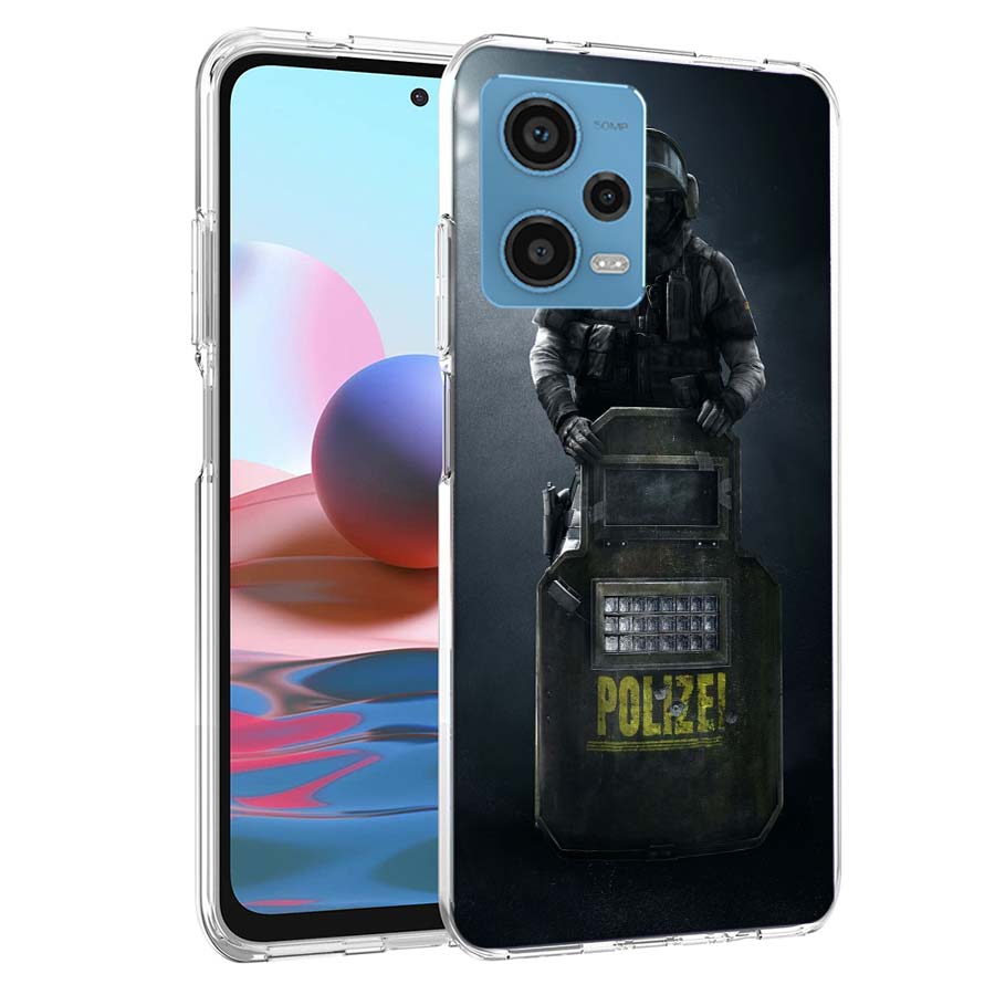 

Полиция ФБР Чехол для телефона Для Redmi Note 13 12 14 15 Pro Plus 13R 11 11T 11E 11S 10 Pro 10S 9 9S Чехол Мобильный Прозрачный ТПУ Capa Чехлы Sho Redmi Note 9S