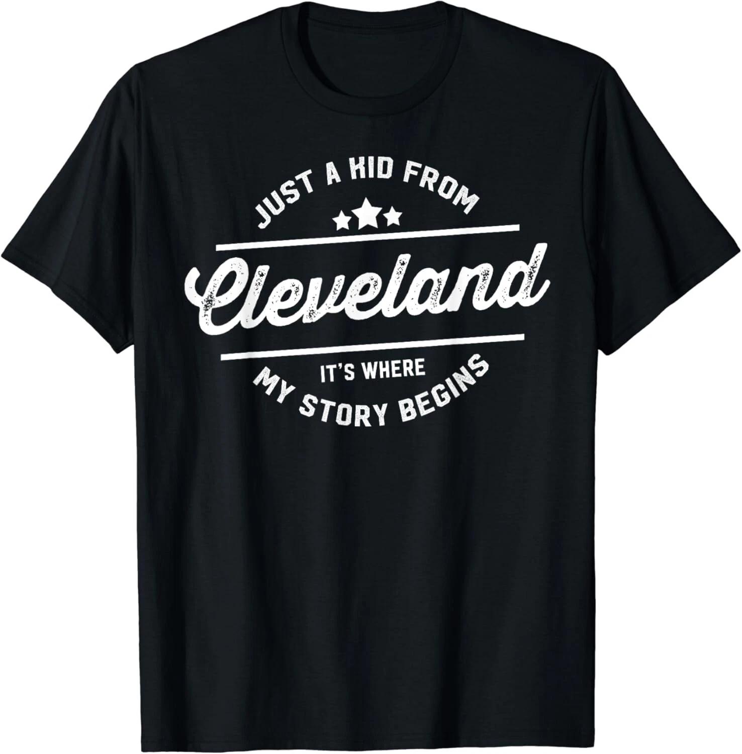 Just A Kid from Cleveland Gift Unisex T-Shirt 2XL