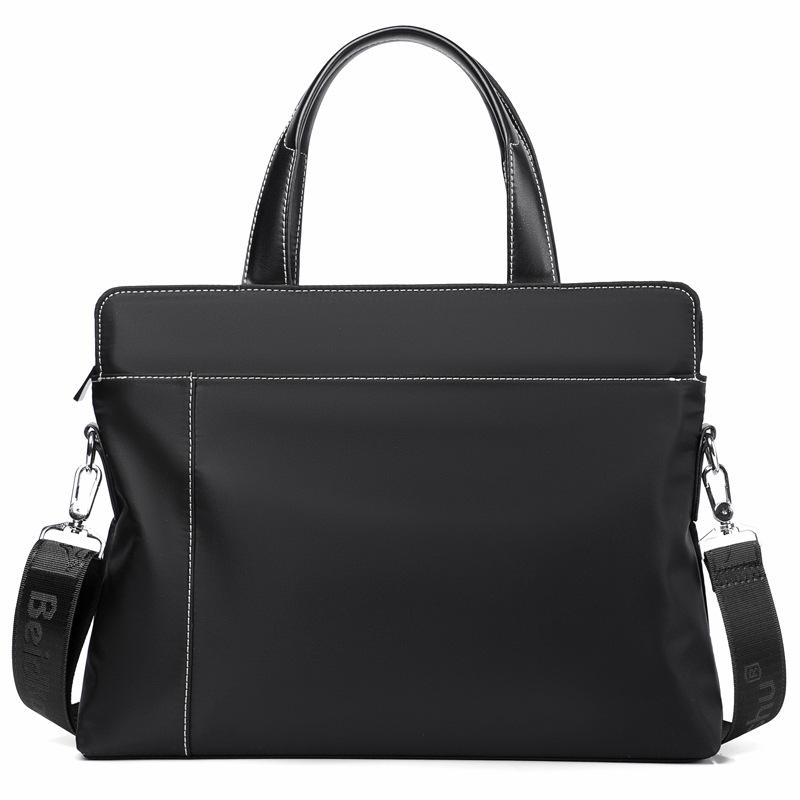 TS JYL laptop bag,Oxford Men Shoulder Crossbody Handbag Business File Horizontal Laptop Bag 14 inches чёрный