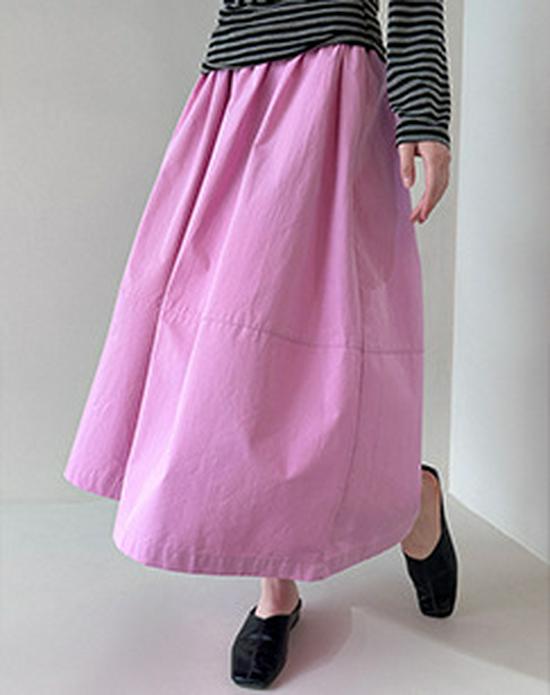 Spring Korean-Style High-End A-Line Pleated Midi Skirt Suit - Juzhi 2551-1