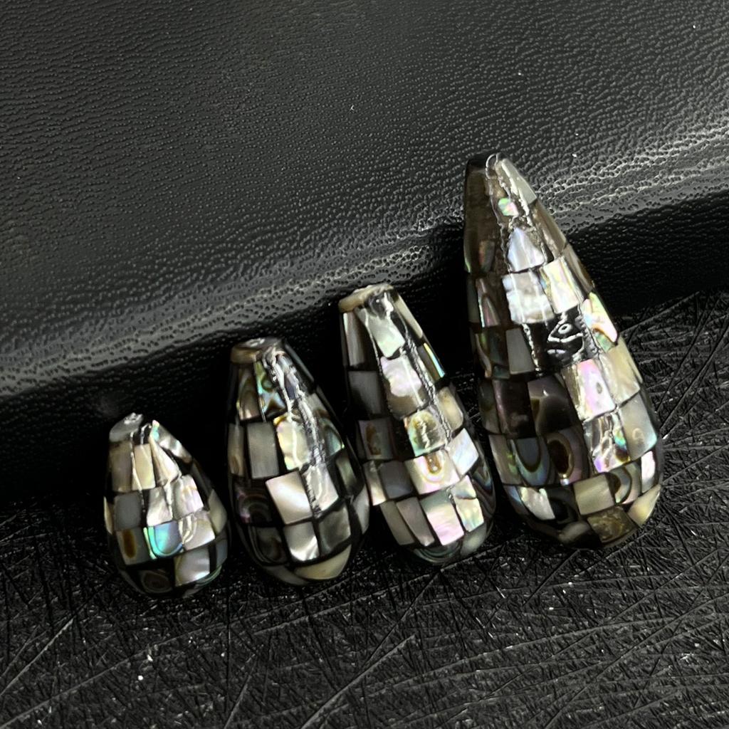 1Pc, Natural Abalone Shell Pendant, Fashion Minimalist Style Men Women Charms, DIY Necklace Components for Creative Jewellery Making, Festive Crafts