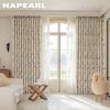 1 Stück NAPEARL 70-80% Verdunkelung Französisch Romantisch Retro Schmetterling Geheimes Reich Gedruckte Rüschenvorhänge für Schlafzimmer Wohnzimmer Heimdeko