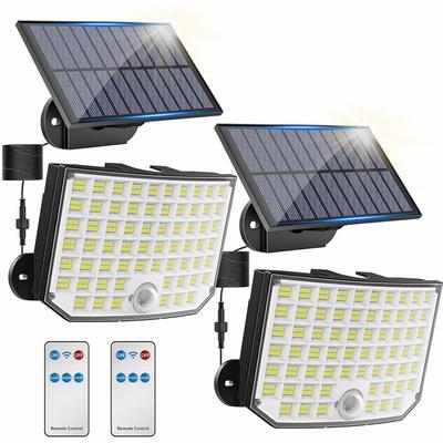 LED Solární Světlo Venkovní Solární Lampy s Pohybovým Čidlem Vodotěsné LED Nástěnné Světlo Sluneční Světlo pro Zahradní Dekoraci Pouliční Lampa