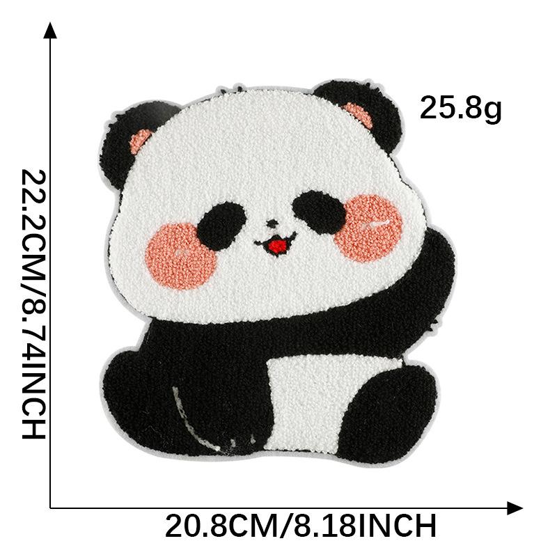 

Вышитая нашивка с изображением мультяшного животного - тканевые аксессуары ручной работы, неклейкие