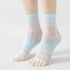 Thin Mesh Five Toe Tube Socks Cotton Split Toe Socks Fashion Mid-calf Socks  Summer