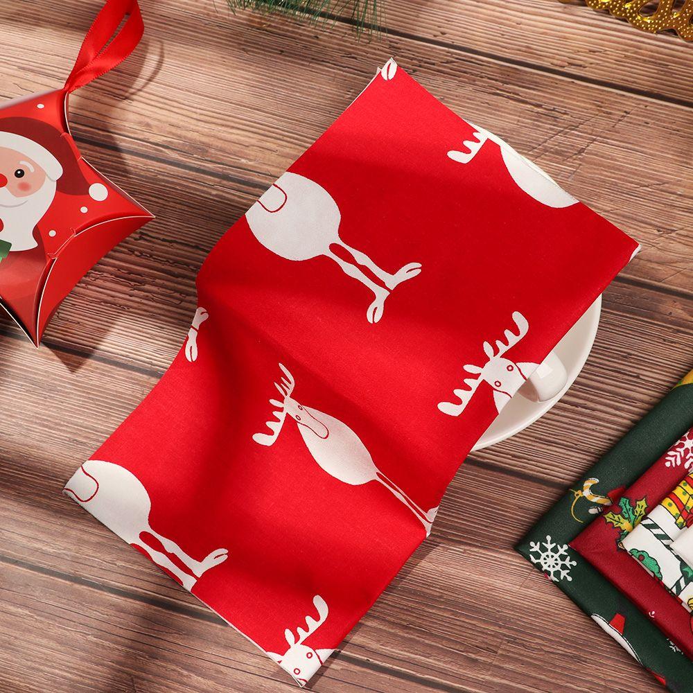Printing Patchwork Crafts Christmas Series Printed DIY Cloth Cotton Fabric Sewing Making Materials