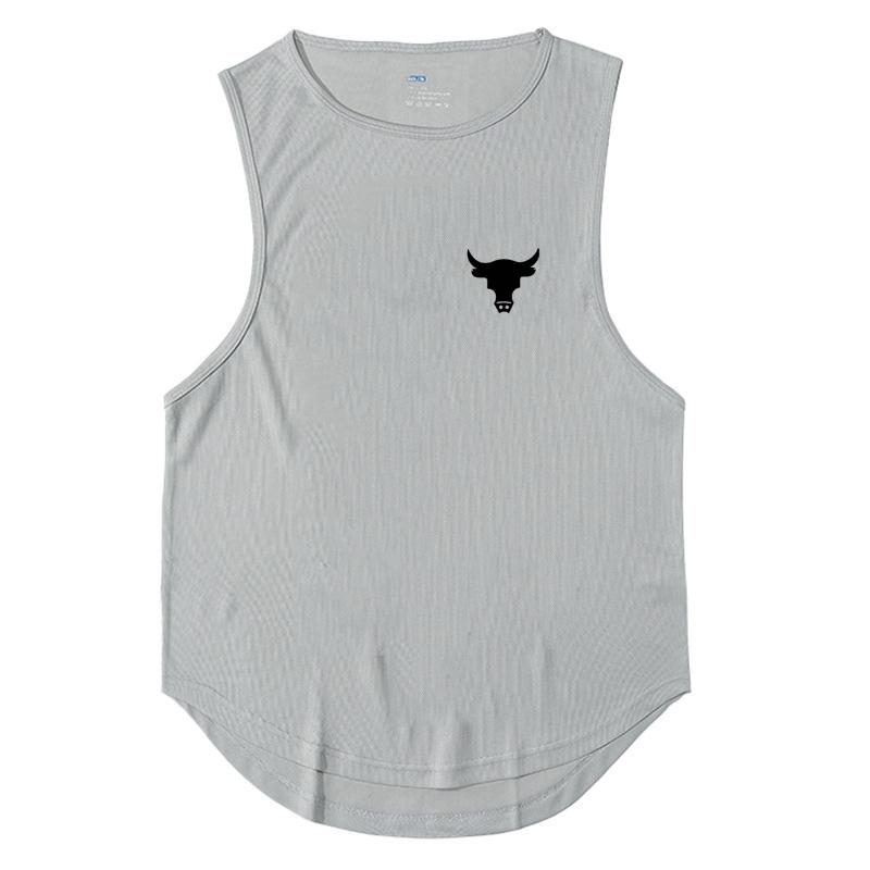 2023 Gym Workout Ermeløs skjorte Tank Top Herre Kroppsbygging Klær Fitness Herre Sportsklær Vester Muskel Herre Tank Tops