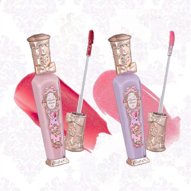Flower Knows - Фиолетово-клубничный Рококо Глиттерный Блеск для Губ - 2 Цвета #G02 Rasberry Booze - 3.5ml