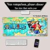 Luffy Roronoa Zoro One Piece Gaming XXL Mouse Pad anime HD printing Mousepad PC Keyboard overlock Non-Slip base Office Desk Mat
