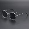 Retro Fashion High End Metal Round Frame Sunglasses For Women Ins Men Driving Special Sunglasses 2532