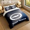 3Pcs Bedding Set Custom Name Text, 1 Sheet 2 Pillowcases Home Bed DecorBrighton & Hove Albion Football