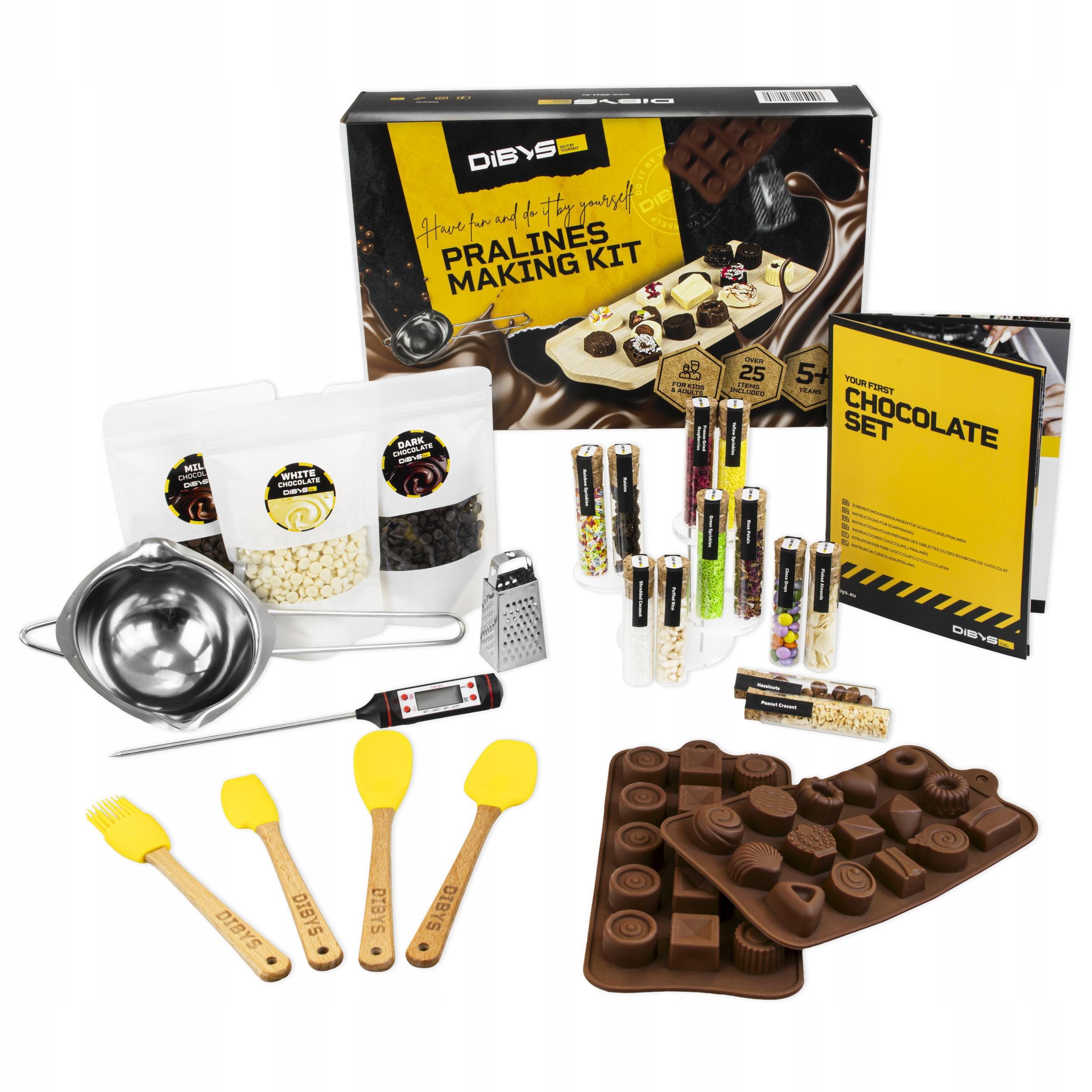 DIBYS praline making kit, 3 types