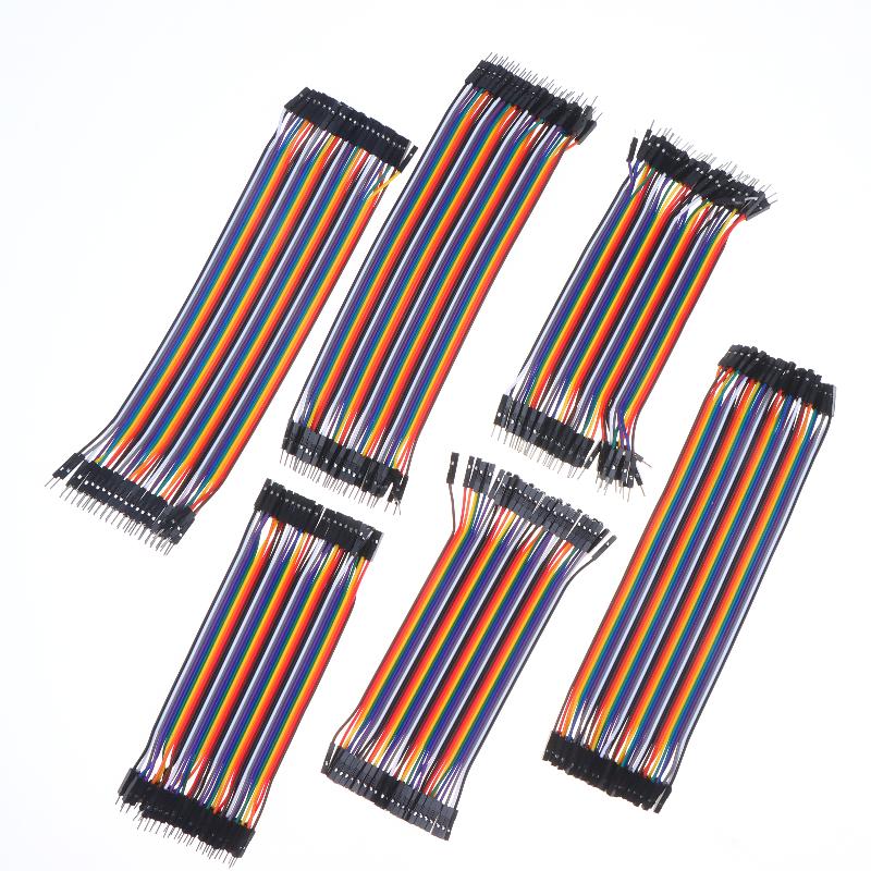 Insulated Multicolored Jumper Wires 15CM 20CM Male To Male Female To Female Male To Female for DIY Electronic Circuit Breadboard Use