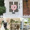 Heart Shaped Wreath Artificial Heart Rose Wreaths Decorative Holiday Ornament Cute Love Garland For Home Living Room